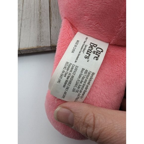 Care Bears Pink Love A Lot Bear 14" Plush 2017 Just Play Hearts Stuffed Toy - Picture 4 of 5